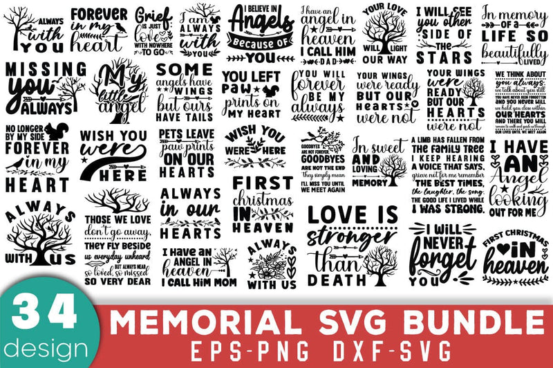 Memorial SVG Bundle SVG Angelina750 