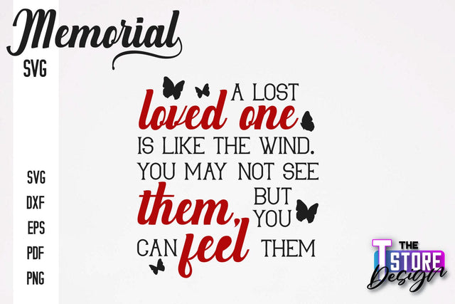Memorial SVG Design | Quotes Design | Always with Us | SVG Print v.1 SVG The T Store Design 