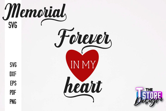 Memorial SVG Design | Quotes Design | Always with Us | SVG Print v.1 SVG The T Store Design 