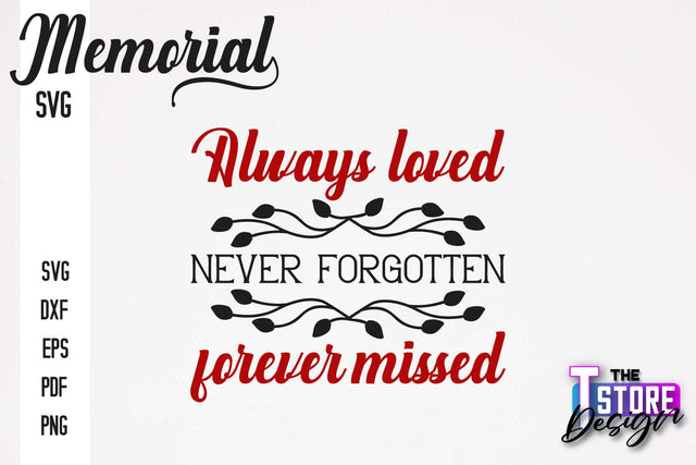 Memorial SVG Design | Quotes Design | Always with Us | SVG Print v.1 SVG The T Store Design 