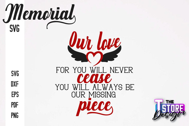 Memorial SVG Design | Quotes Design | Always with Us | SVG Print v.2 SVG The T Store Design 