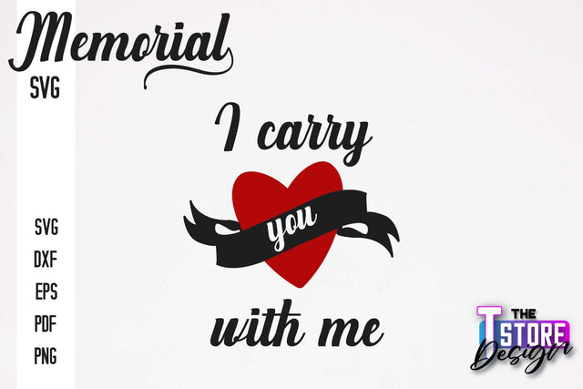 Memorial SVG Design | Quotes Design | Always with Us | SVG Print v.2 SVG The T Store Design 