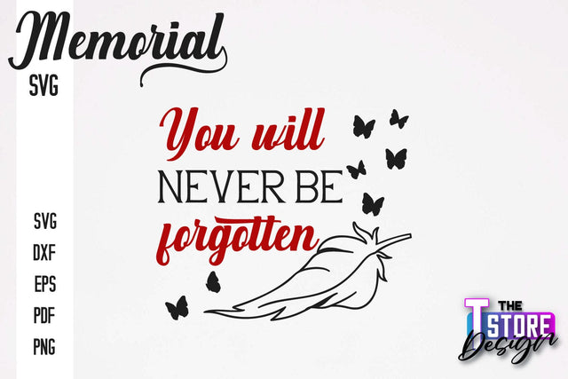 Memorial SVG Design | Quotes Design | Always with Us | SVG Print v.2 SVG The T Store Design 