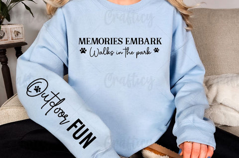 Memories embark Walks in the park Sleeve SVG Design SVG Designangry 