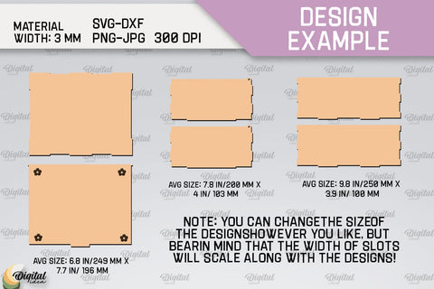 Memory Box For Baby Laser Cut Bundle. Personalized Reminder Box SVG SVG Evgenyia Guschina 