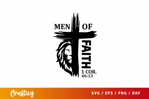 Men of faith 1 cor. 4613 Svg Design SVG Designangry 