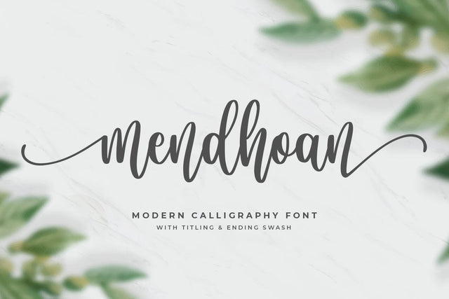 Mendhoan Font Abo Daniel Studio 
