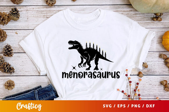 Menorasaurus Tshirt Svg Design SVG Designangry 
