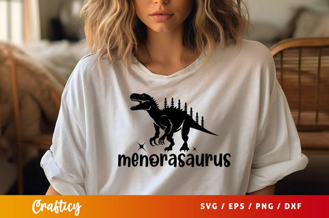 Menorasaurus Tshirt Svg Design SVG Designangry 