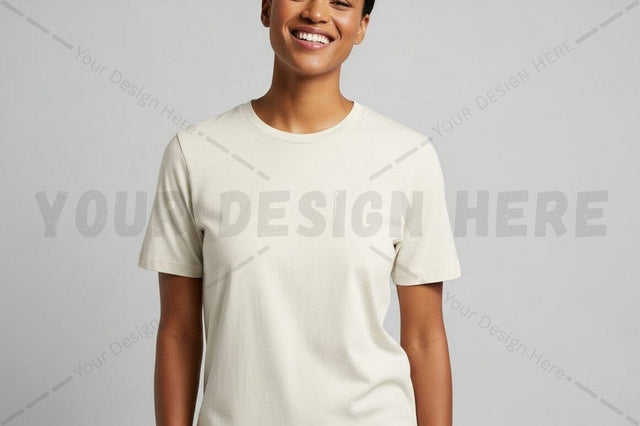 Men's classic crew neck t-shirt Mock Up Photo Regulrcrative 