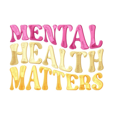 Mental Health Embroidery Designs Bundle - 6 Positive Quotes, Mental Wellness, Self-Love, Inspirational Embroidery Patterns, Digital Download Embroidery/Applique DESIGNS HappyDesignStudio 