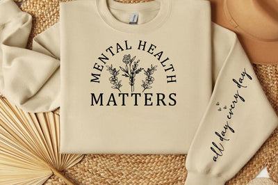 Mental health malters Sleeve SVG Design SVG Designangry 