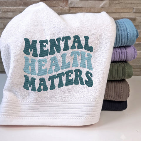 Mental Health Matters Embroidery Design – Mental Health Awareness Inspirational Quote Machine Embroidery File Embroidery/Applique DESIGNS PatternFeed8 