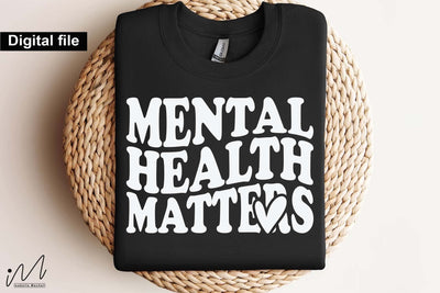 Mental Health Matters SVG, Awareness Quote, Self-Care Design, Digital Download SVG Isabella Machell 
