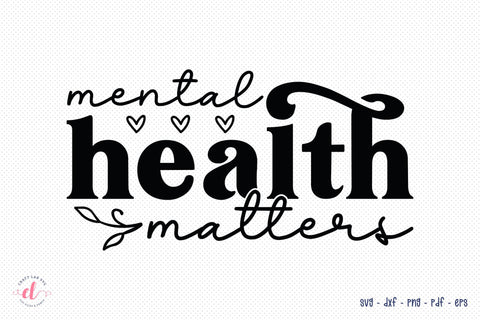 Mental Health Matters SVG Cut File SVG CraftLabSVG 