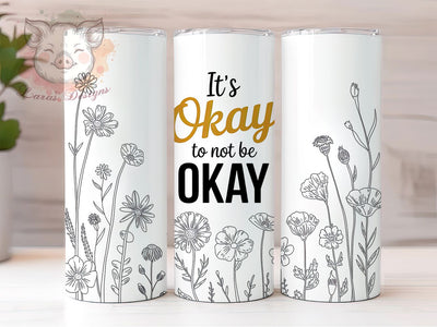 Mental Health Positive Quote Tumbler Wrap, Sublimation Design, Mental Health Quote, Inspirational Tumbler, 20Oz Tumbler, Positive Affirmation Wrap, Digital Download Sublimation Lara' s Designs 