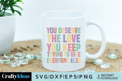 Mental Health Quotes SVG Bundle SVG Crafty Ideas 