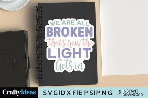 Mental Health Sticker Bundle SVG Crafty Ideas 