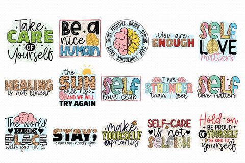 Mental Health Sublimation Bundle Sublimation CraftLabSVG 