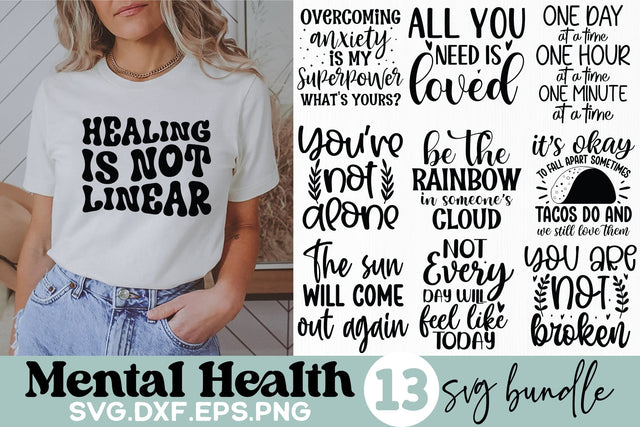 Mental Health SVG Bundle SVG Crafty Ideas 
