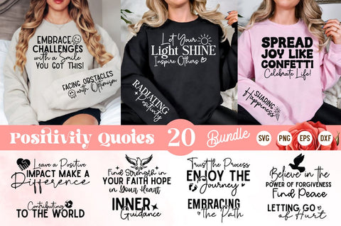 Mental Health Svg, Positivity Quotes Sleeve SVG Bundle , SVG Regulrcrative 