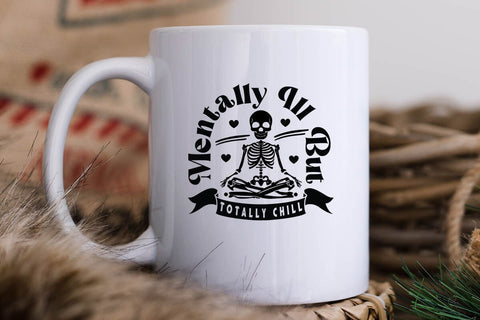 mentally ill but totally chill SVG Angelina750 