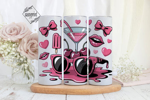 Mentally Spicy 20oz Tumbler Wrap Sublimation sassyprint 