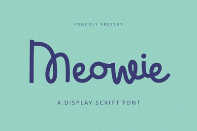 Meowie - Script Font Font Alpaprana Studio 