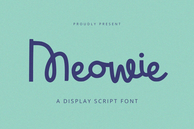 Meowie - Script Font Font Alpaprana Studio 