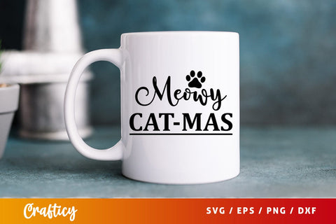 Meowy cat mas SVG Design SVG Designangry 