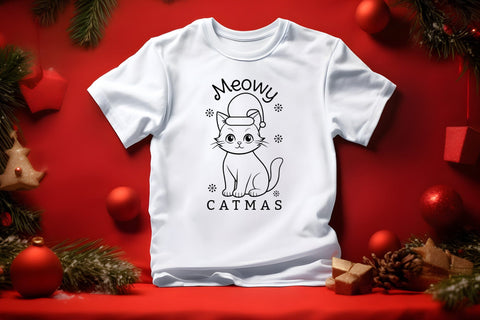 Meowy Catmas, Christmas SVG Design SVG CraftLabSVG 