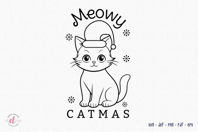 Meowy Catmas, Christmas SVG Design SVG CraftLabSVG 