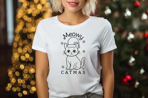 Meowy Catmas, Christmas SVG Design SVG CraftLabSVG 