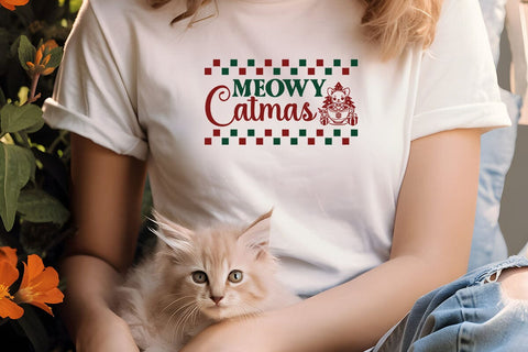 Meowy catmas SVG Angelina750 