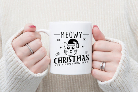 Meowy Christmas and a Happy New Year SVG SVG CraftLabSVG 