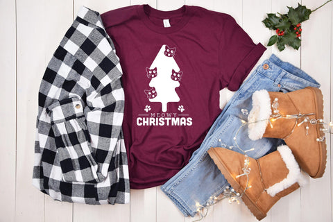 Meowy Christmas - Cat SVG Design SVG CraftLabSVG 