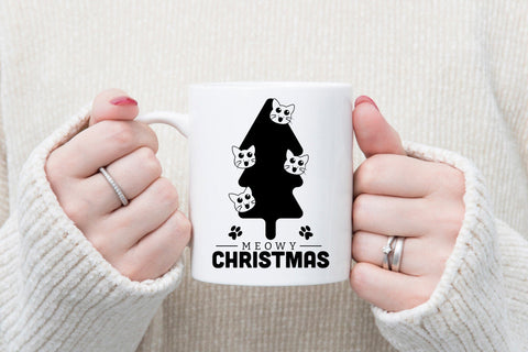 Meowy Christmas - Cat SVG Design SVG CraftLabSVG 