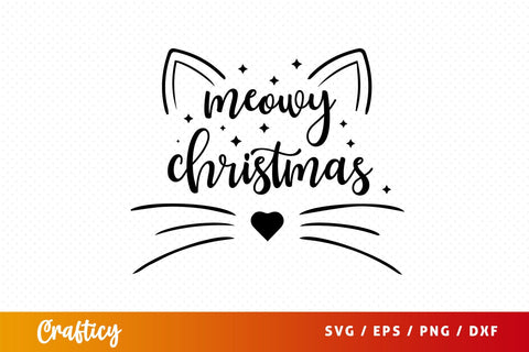 meowy christmas Svg Design SVG Designangry 