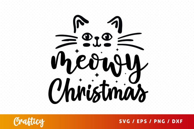 Meowy christmas SVG Design SVG Designangry 