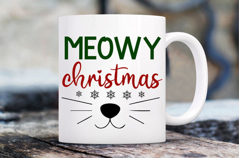 meowy christmas SVG Design SVG Regulrcrative 