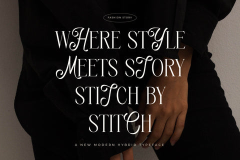 Meralin Sparkle - New Modern Hybrid Font Storytype Studio 