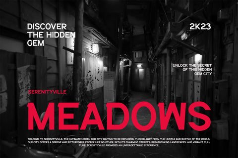 Meran - Modern Sans Serif Font studioalmeera 