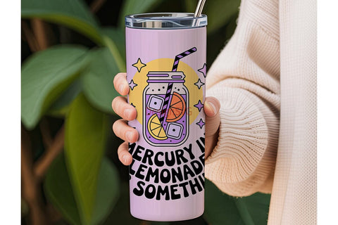 Mercury Lemonade 20oz Tumbler Wrap Sublimation DesignSVG 