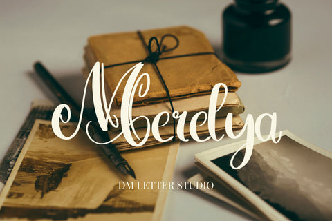 Merelya Font Dm Letter Studio 