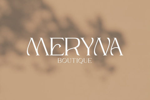 Mergian Modern Serif Typeface Font Fadeline Std. 