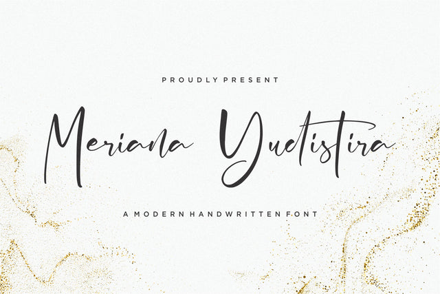 Meriana Yudistira Font Qwrtype Foundry 