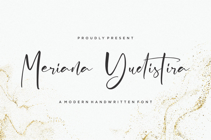 Meriana Yudistira Font Qwrtype Foundry 