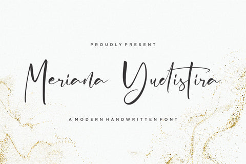 Meriana Yudistira Font Qwrtype Foundry 