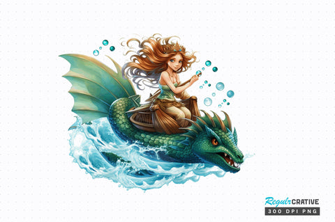 Mermaid clipart Sublimation Design Sublimation Regulrcrative 