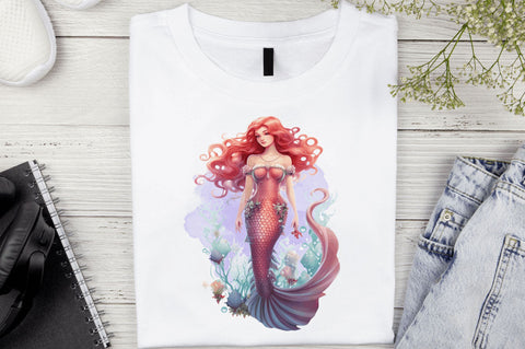 Mermaid clipart Sublimation Design Sublimation Regulrcrative 